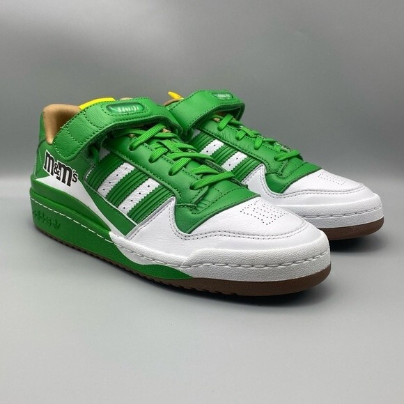 Adidas Originals Forum '84 Low 'Green' x M&Ms Men's Sneakers   -   Size: 7 - Picture 6 of 14